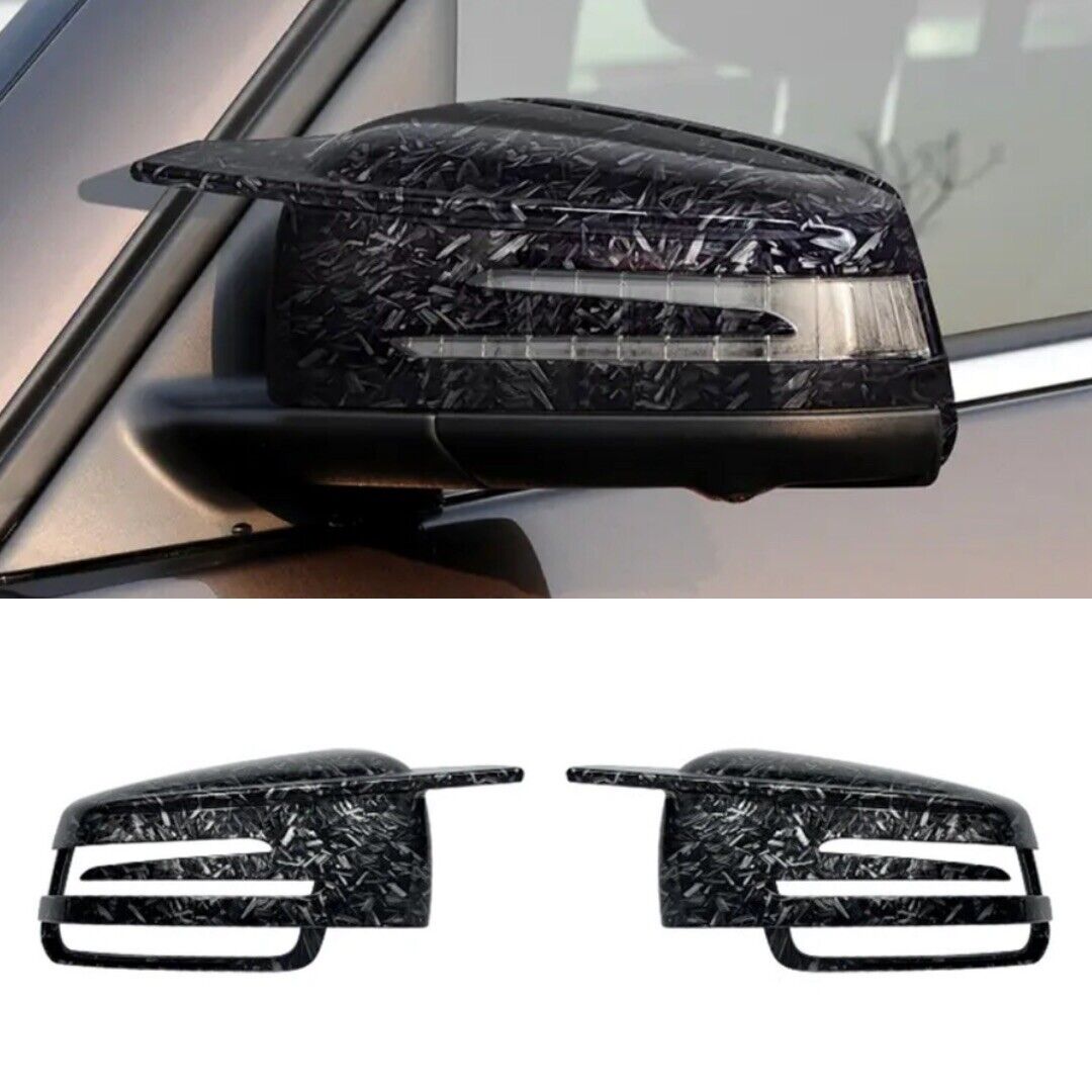 Mercedes A B C CLA E GLA GLK S Class Forged Carbon Fibre Effect Wing Mirror Caps