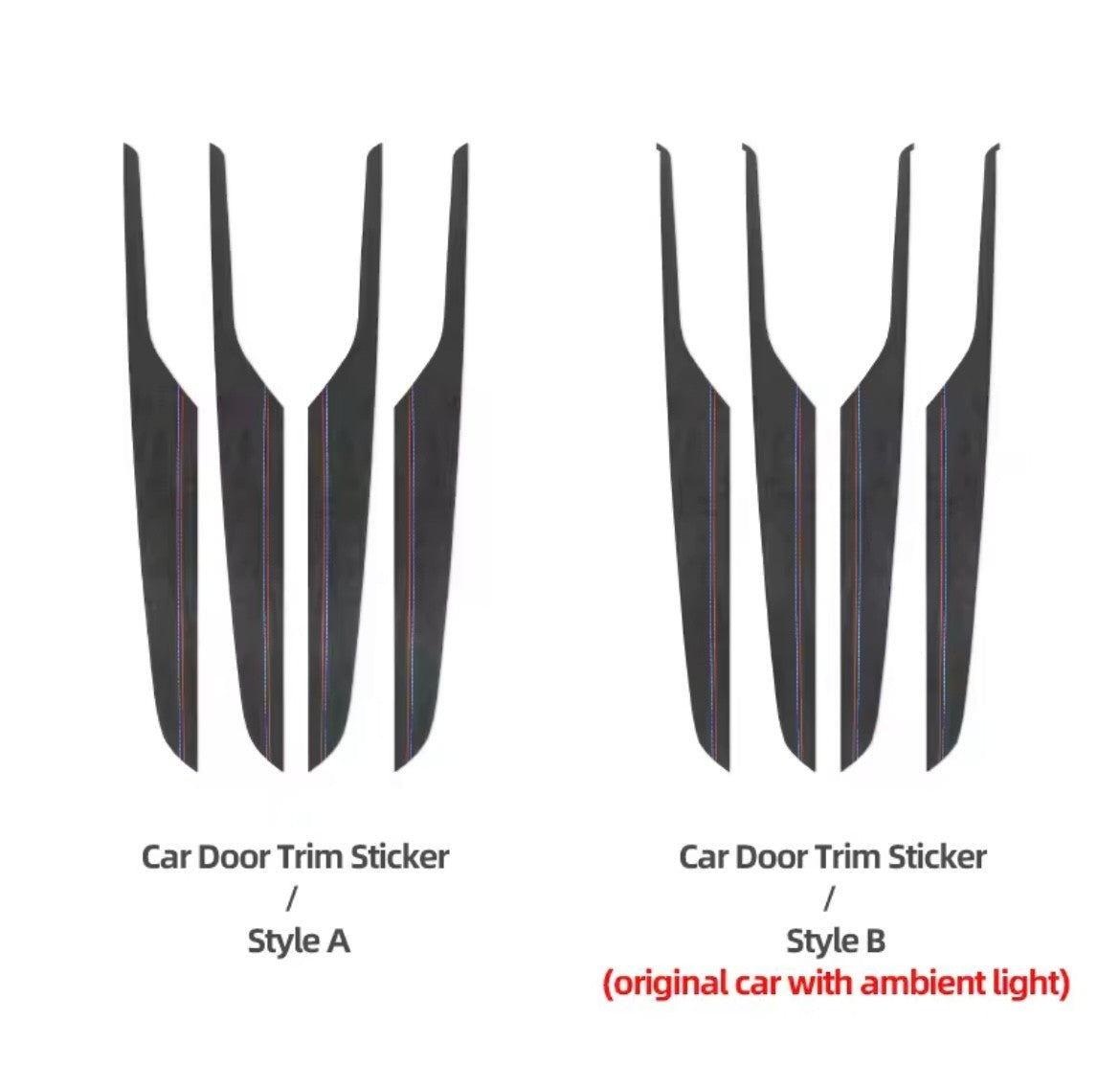 BMW X1 F48 X2 F39 2014-2022 Carbon Fibre Door Card Panel Trim Covers 4pcs (A)