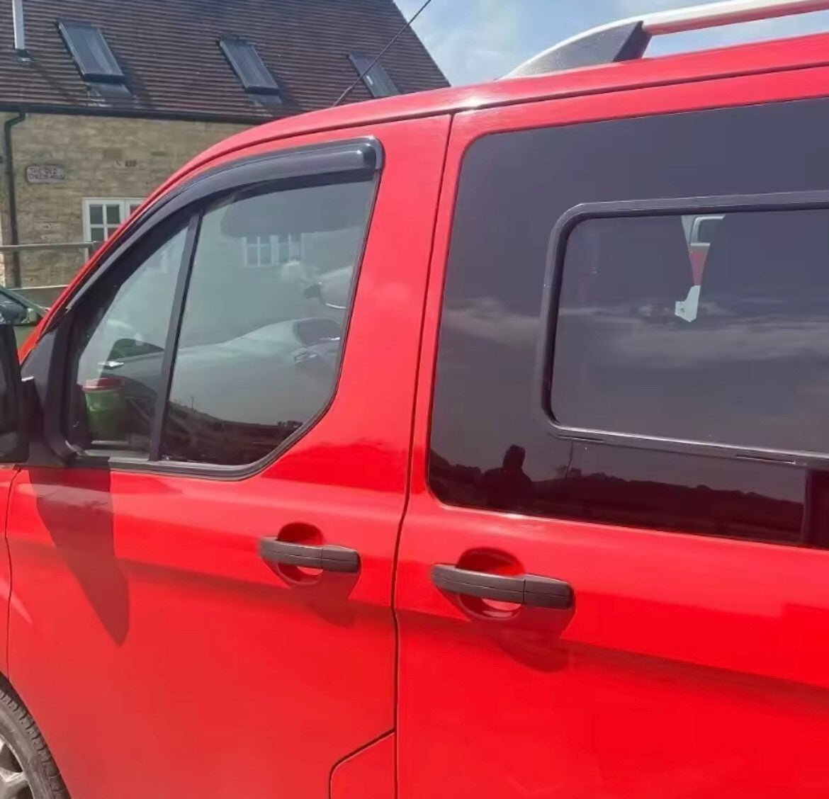 Ford Transit Custom 2012+ Wind Deflectors Smoke Tinted 2pcs