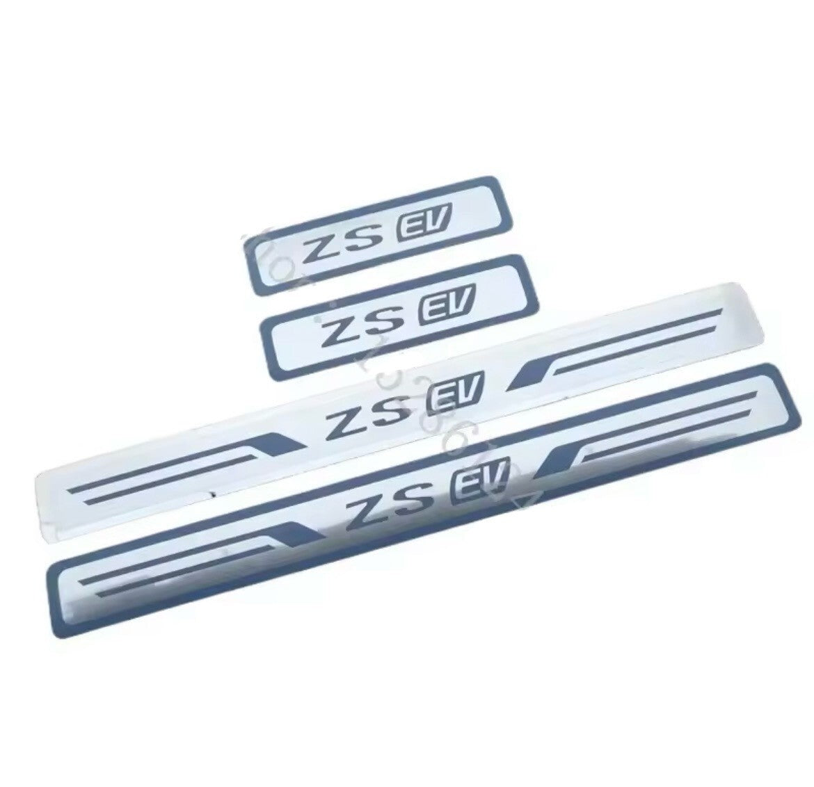 MG ZS EV Stainless Steel Door Sill Protector Strips Scuff Plates 4pcs