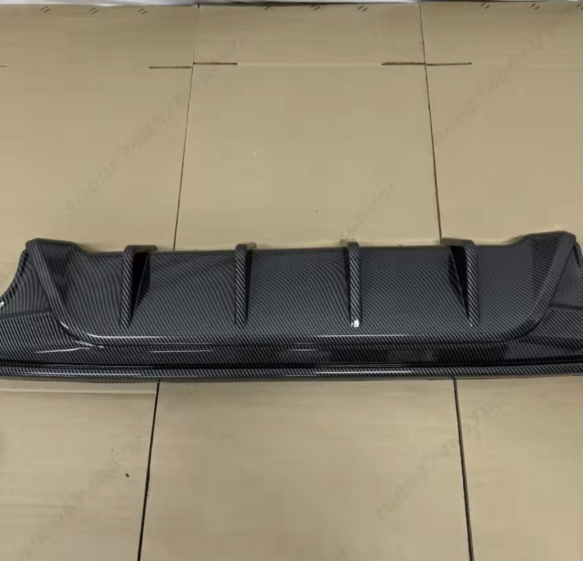 Ford Focus ST MK4 2018-2022 Carbon Fibre Full Rear Bumper Diffuser Body Kit