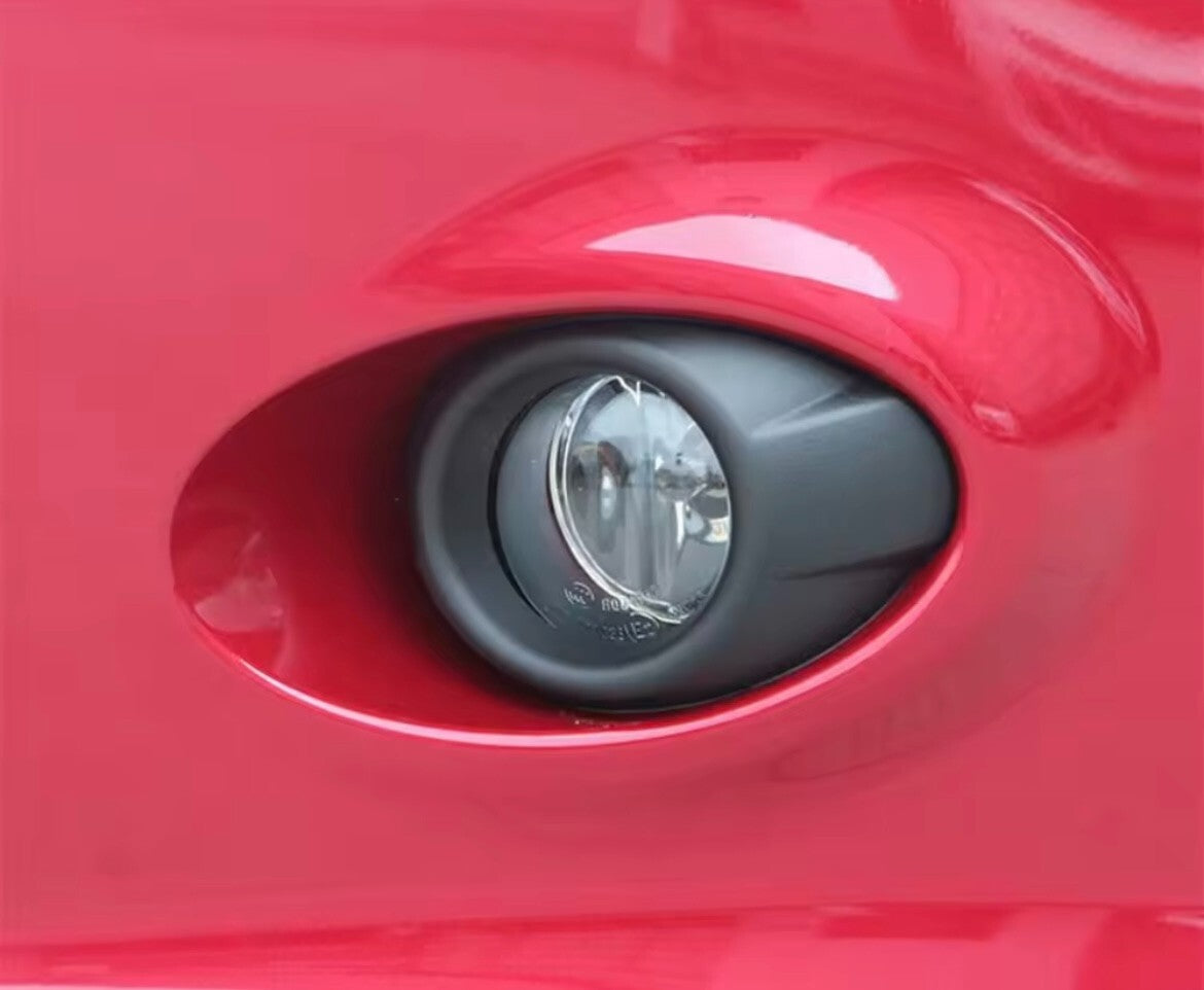 Ford Focus MK3 2011-2014 Matt Black Front Fog Light Surrounds Trims 2pcs