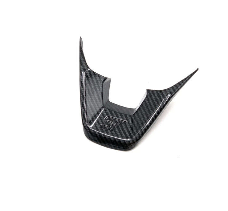 Ford Fiesta MK8 Focus MK4 2018+ Carbon Fibre Effect Steering Wheel Trim Cover