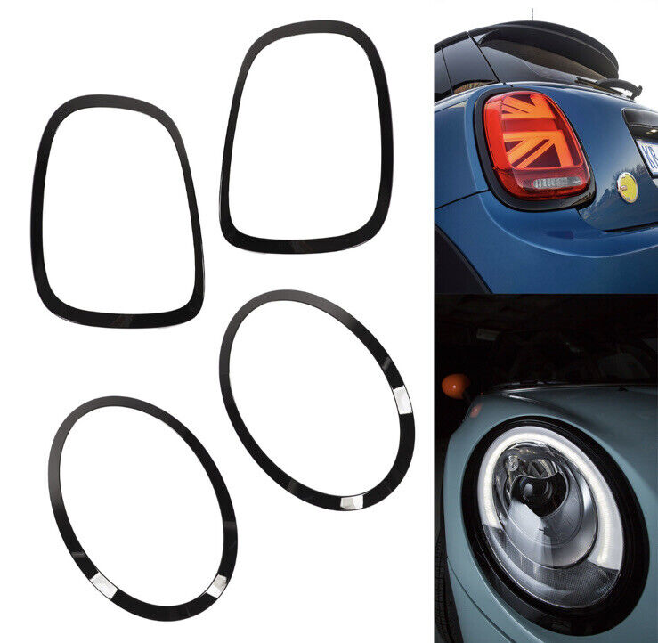 Mini Cooper F55 F56 F57 One S JCW Gloss Black Headlight Tailgate Grille Surround