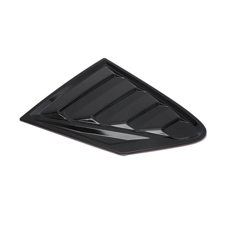 Ford Focus ST Line MK4 Gloss Black Rear Window Louver Vent Covers 2pcs