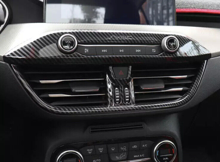 Ford Focus MK4 Carbon Fibre Effect Central Dash Air Con Surround Cover Trim