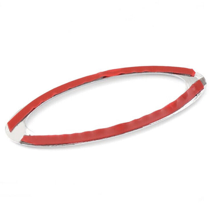 Chrome Steering Wheel Badge Surround For Ford Fiesta Focus Kuga Mondeo Ecosport