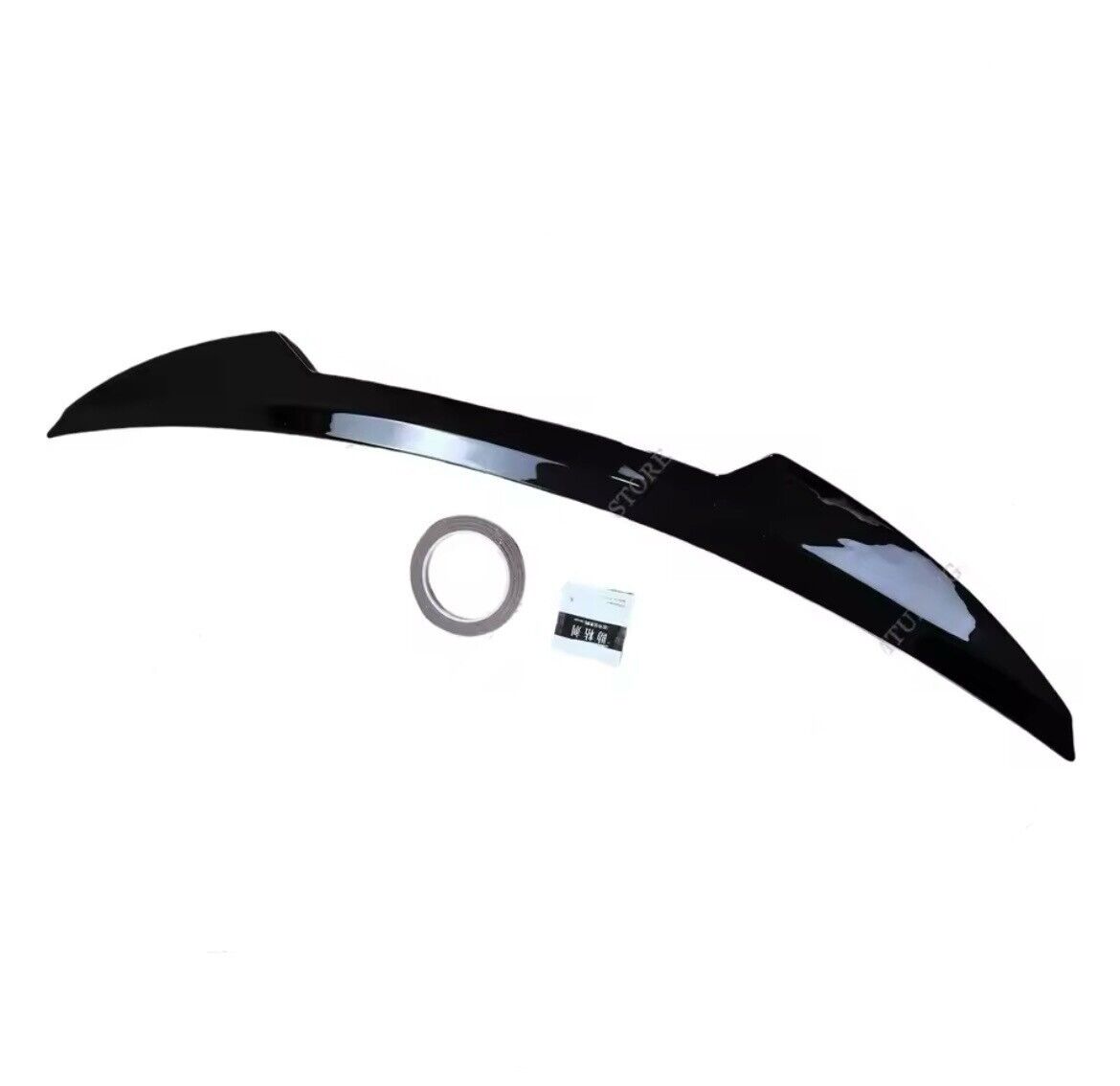 BMW 1 Series F40 2019-2024 Standard Gloss Black Spoiler Extension Roof Wing Lip