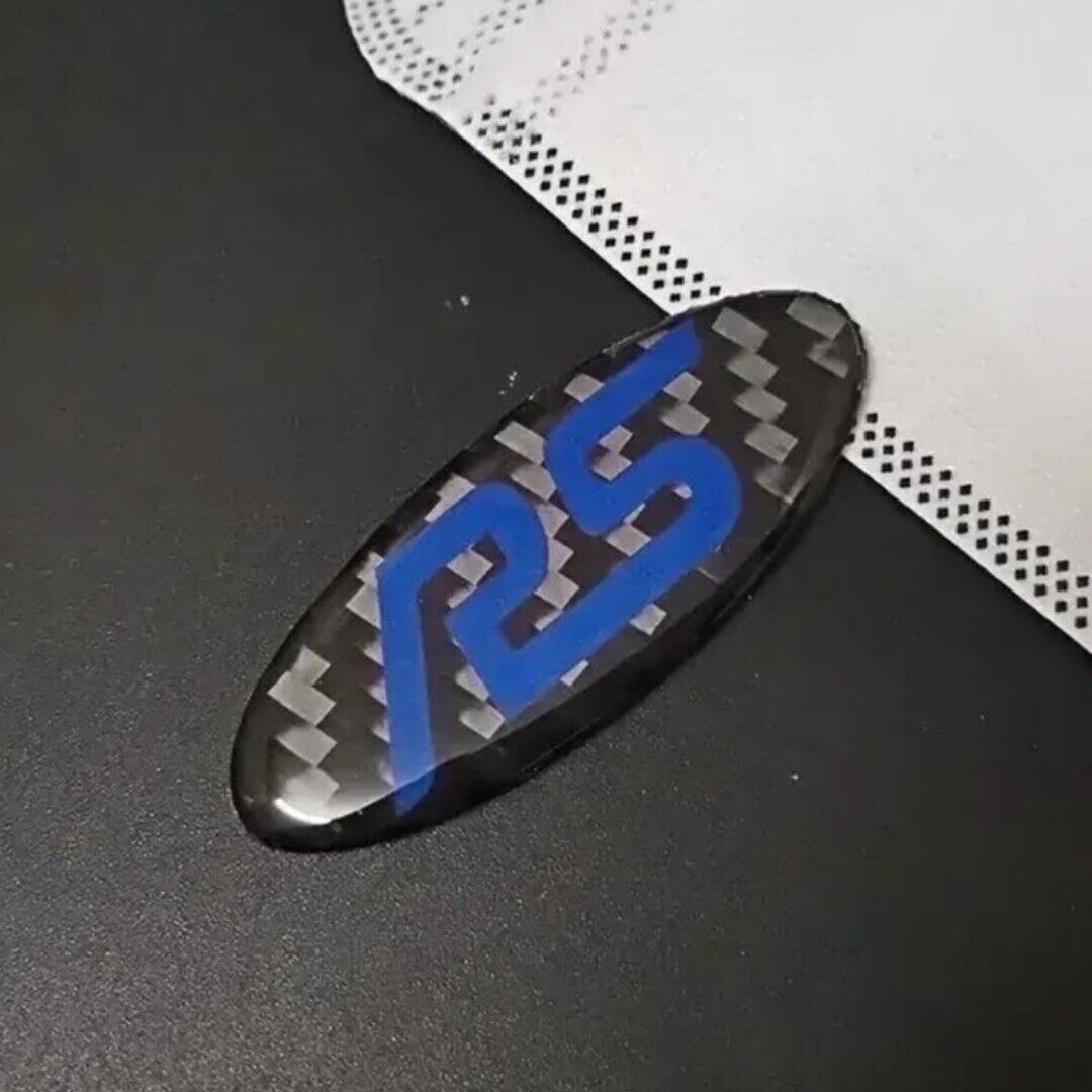 Ford RS Resin Steering Wheel Badge Overlay For Ford Focus RS MK2 MK3