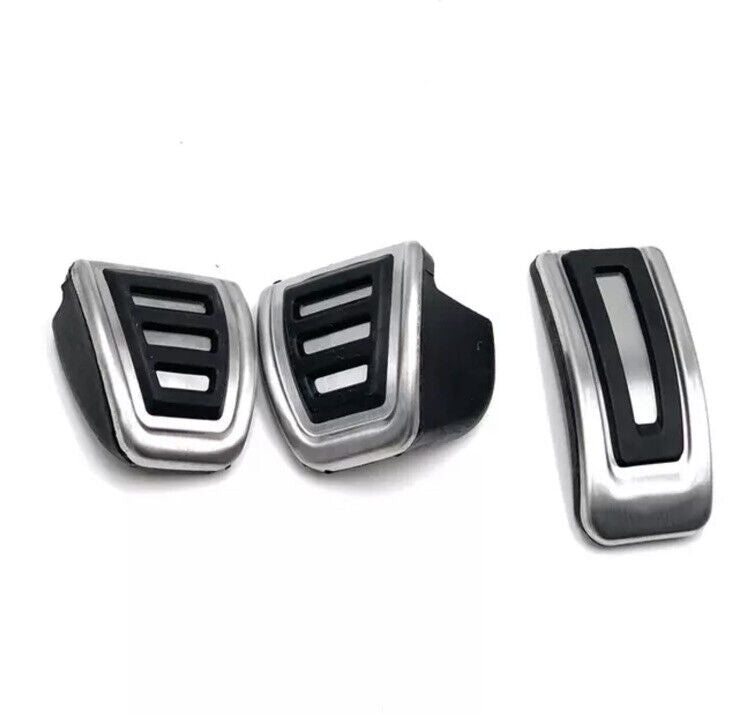 Metal Sport Pedal Covers For Seat Ibiza Ateca Arona Manual Gas Brake Clutch