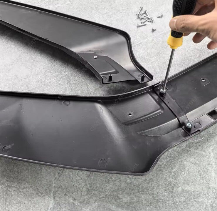 Ford Fiesta ST ST Line MK8 2018-2021 Front Splitter Gloss Black Bumper Lip