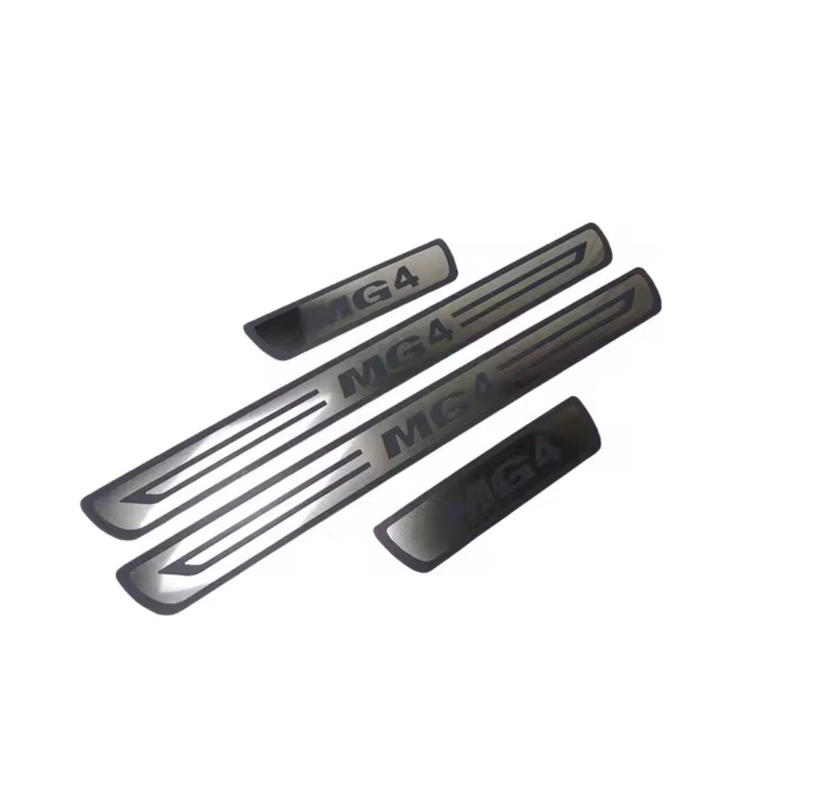 MG4 2016-2024 Stainless Steel Door Sill Protector Strips Scuff Plates 4pcs