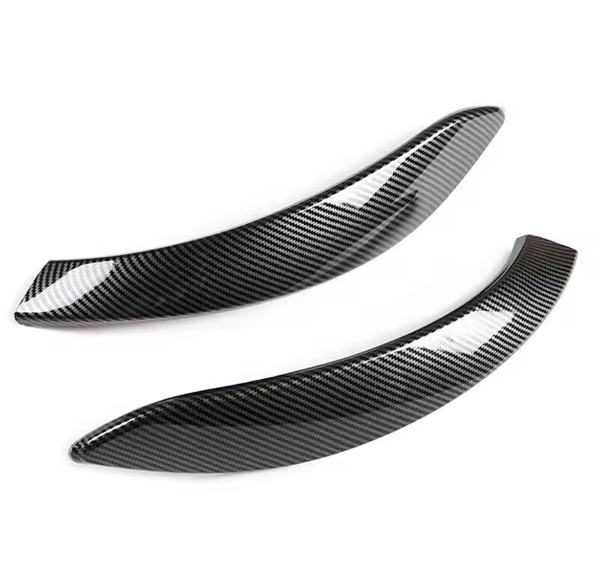 BMW 4 Series F32 F33 F36 2014-2019 Carbon Fibre Door Grab Handle Trim Covers 2pc