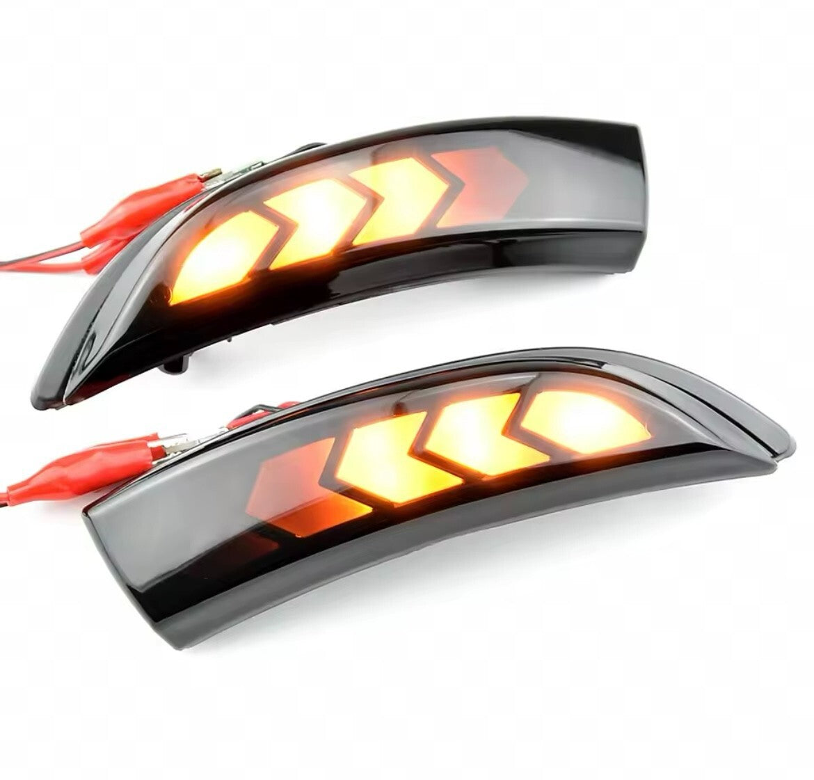 Ford Fiesta MK7 MK7.5 2008-2017 Dynamic LED Sequential Mirror Indicators Smoke