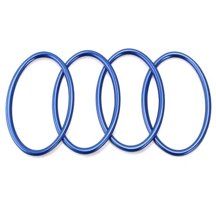 Ford Focus MK2 Blue Air Con Outlet Vent Surround Trim Covers 4pcs