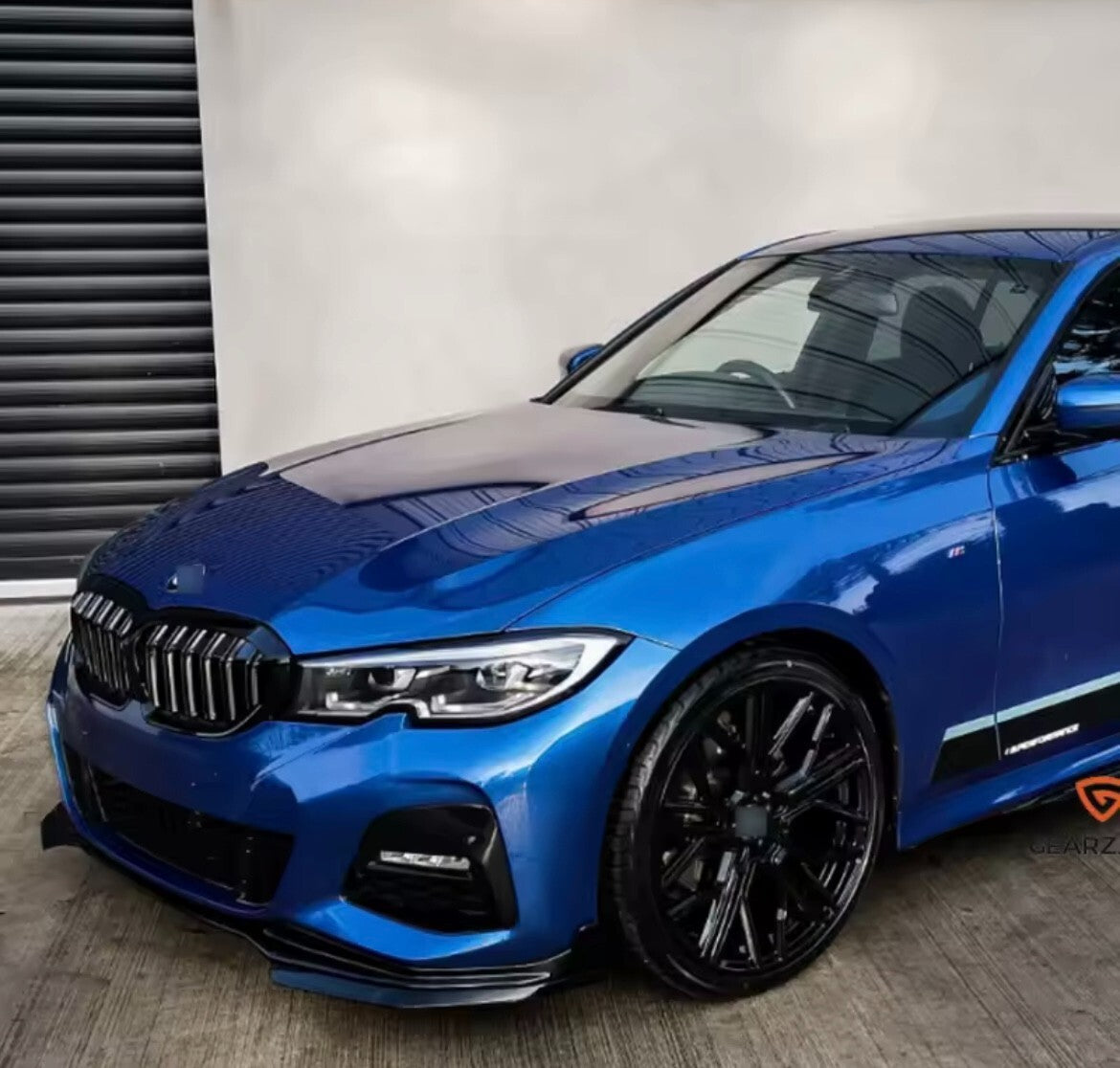 BMW 3 Series G20 G21 G28 2019-2021 M Sport Gloss Black Front Splitter Kit