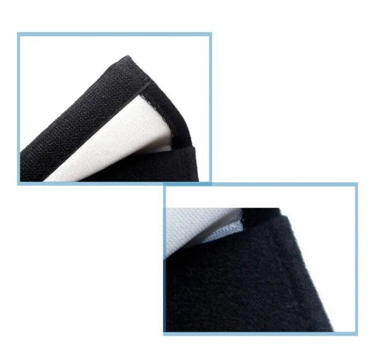 2pcs Honda Seatbelt Cover Shoulder Pads Black White Black Cotton White Red