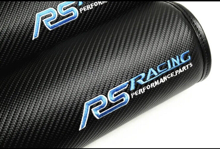 Focus RS Headrest Pillow Carbon Effect PU Leather For Ford Focus RS 2pcs