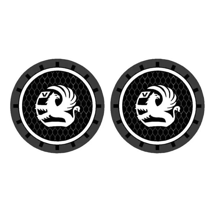Vauxhall Anti-Slip Drink Coaster Cupholder Mat For Astra Corsa Vectra Zafira x2