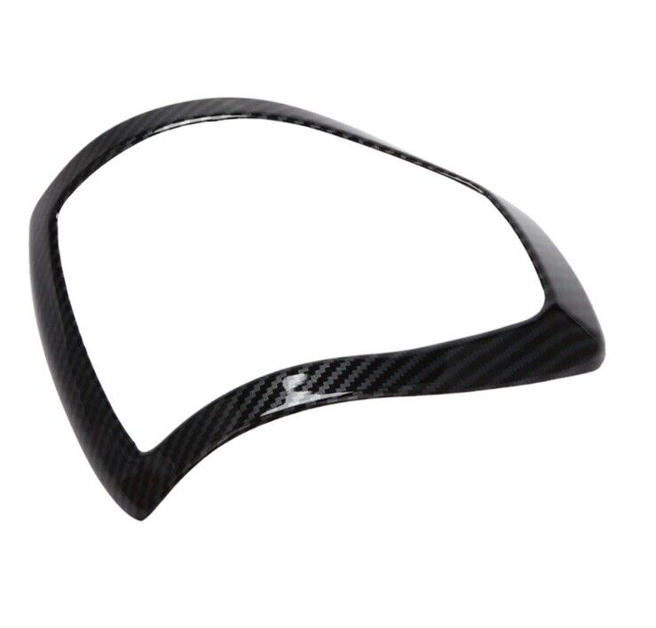 Carbon Fibre Effect Steering Wheel Trim Cover For Ford Ranger 2015-2016