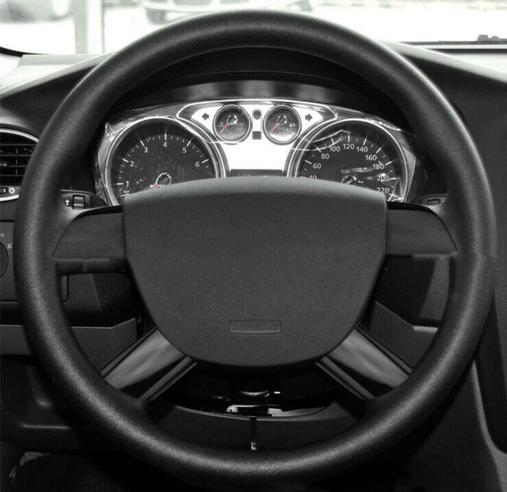Gloss Black Steering Wheel Trim Covers For Ford Focus MK2 2005-2011