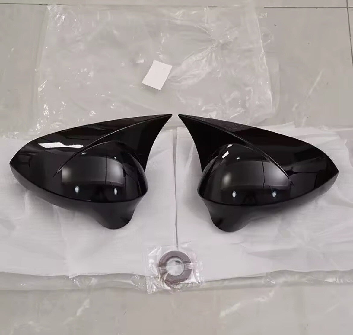 Seat Leon MK2 Ibiza MK4 2008-2017 Gloss Black M Style Wing Mirror Caps Covers