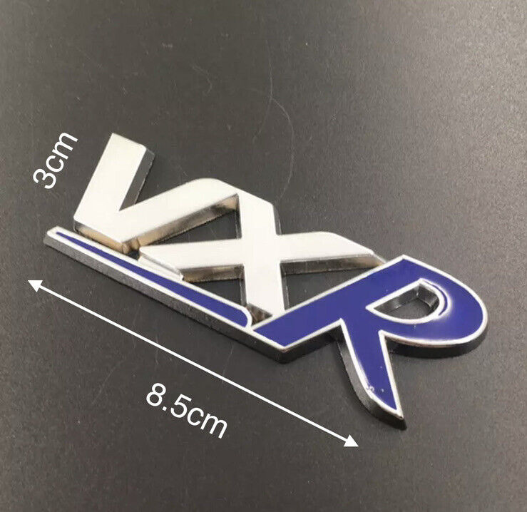 Metal Vauxhall VXR Badge For Vauxhall Corsa Astra Chrome & Blue Boot Badge