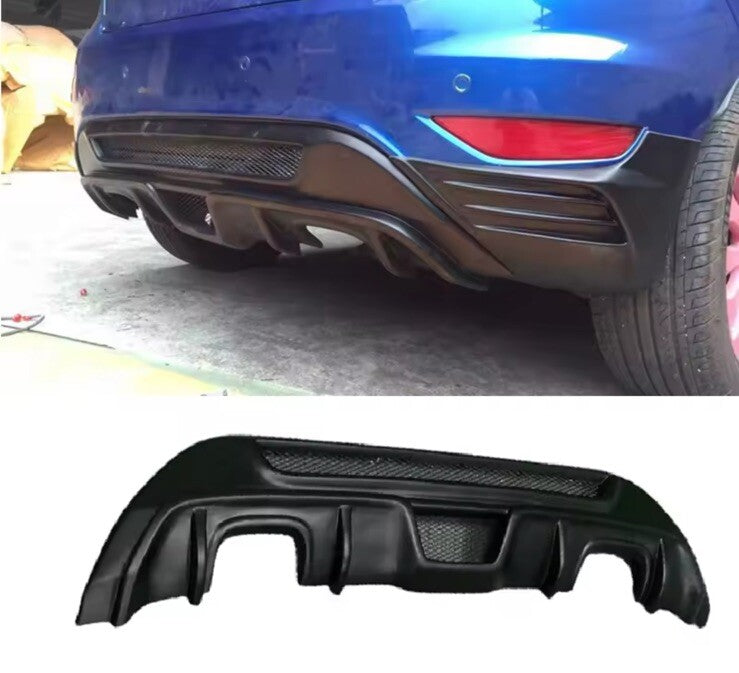 Ford Fiesta MK7 Standard 2008-2013 Rear Bumper Diffuser ST Style - Not Painted