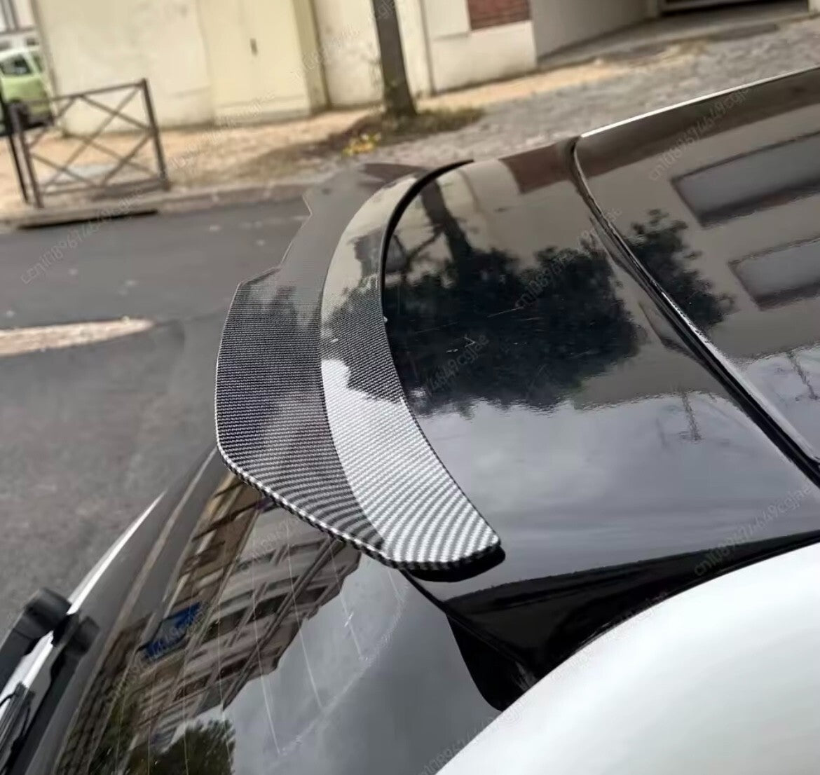 Seat Ibiza MK5 6F 2017-2021 Carbon Fibre Spoiler Extension Rear Wing Lip Roof