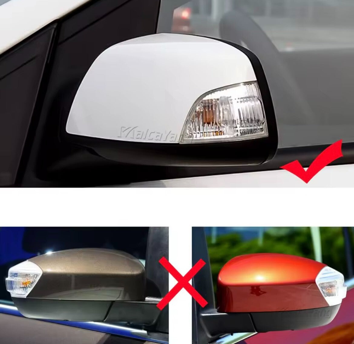 Ford Focus MK2 2004-2008 C-Max Dynamic LED Sequential Mirror Indicators Smoked