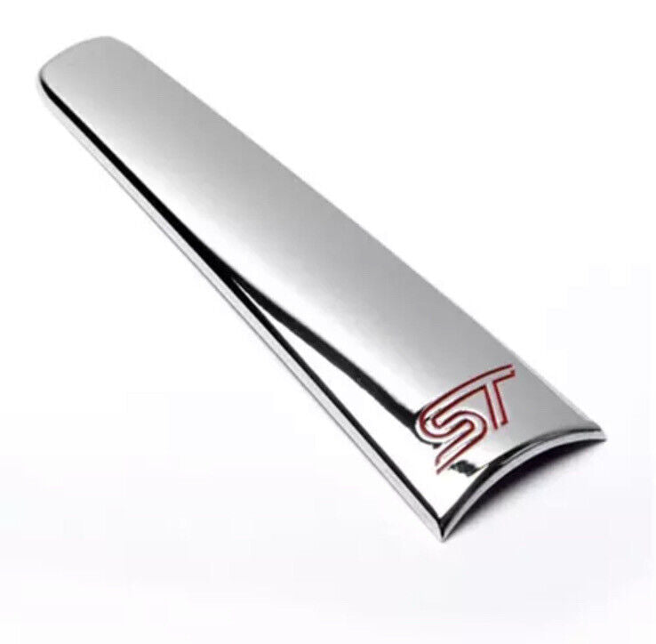 Ford Focus MK3 MK3.5 Chrome Handbrake Cover Trim Parking Brake With Red ST