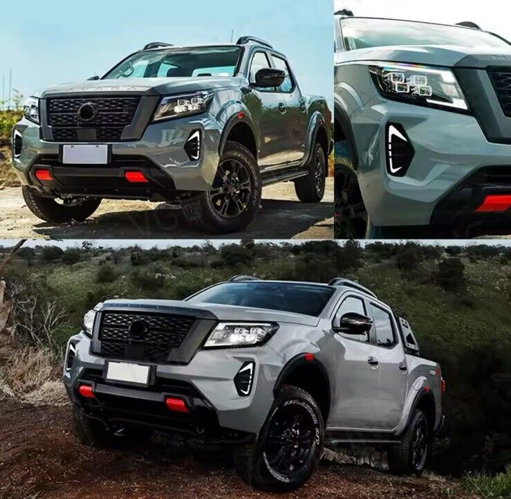Nissan Navara NP300 Frontier LED Daytime Running Lights Front Fog DRL+Indicator