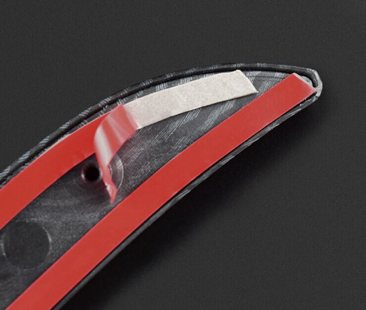 Mini Cooper S JCW F55 F56 Carbon Fibre Effect Spoiler Extension Wing Lip 2pcs