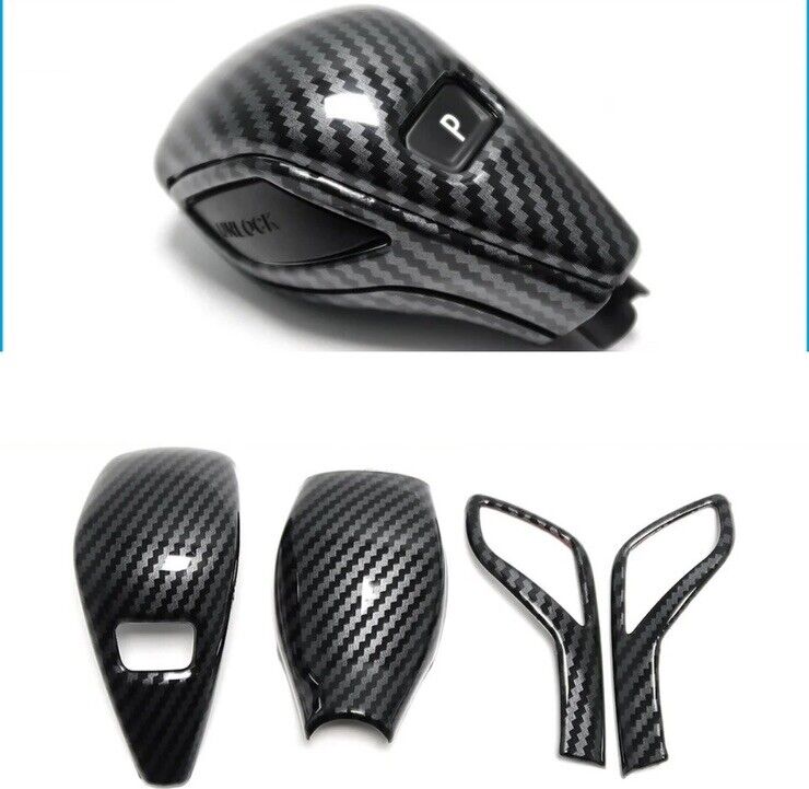 BMW 3 4 Series X3 X4 Z4 Carbon Fibre Effect Automatic Gear Knob Surround Cover
