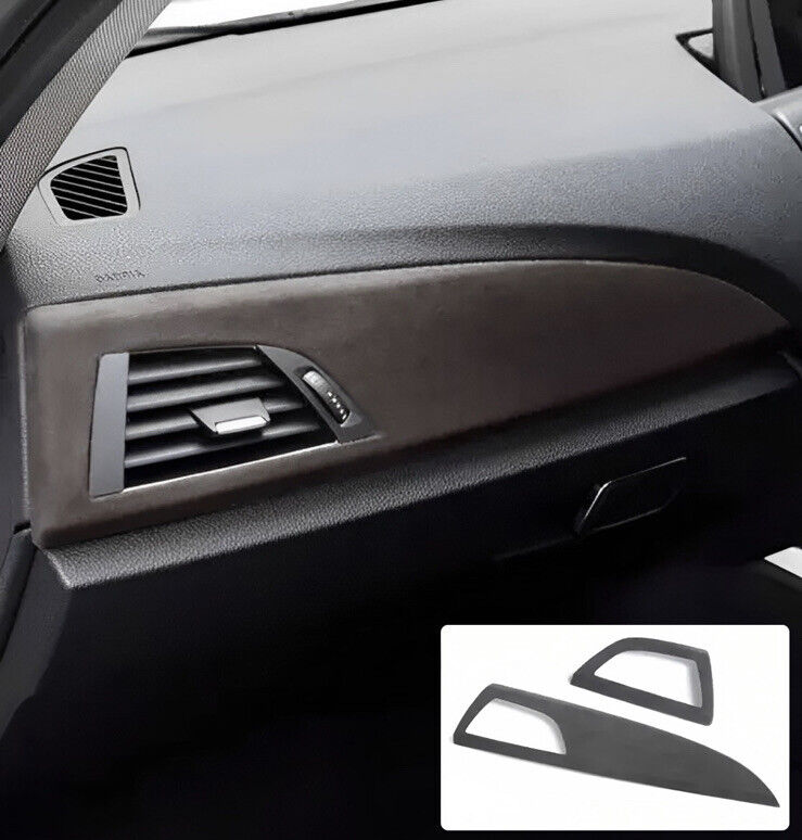 BMW 1 Series F20 F21 Black Alcantara Centre Dashboard Trim Cover Overlay