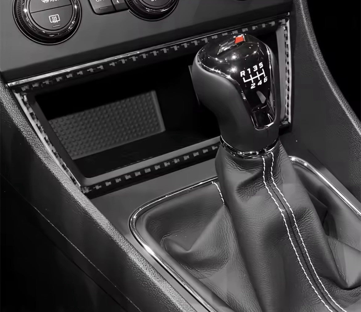 Seat Leon 2013-2015 Carbon Fibre Central Dash Storage USB Port Frame Trim Cover