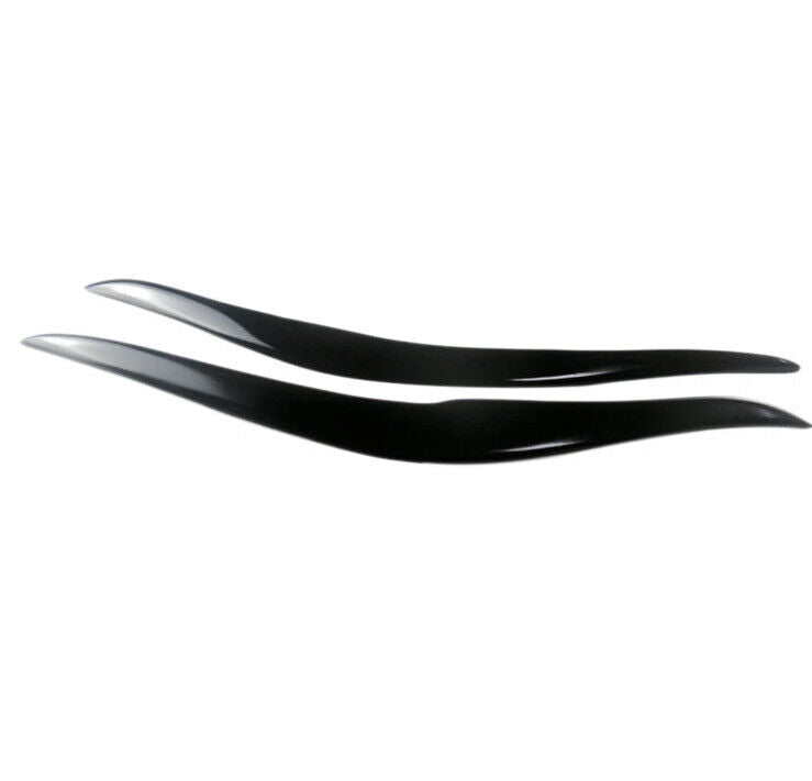 Gloss Black Headlight Eyelids For BMW 2 Series F22 F23 F87 Headlight Brows 2pcs