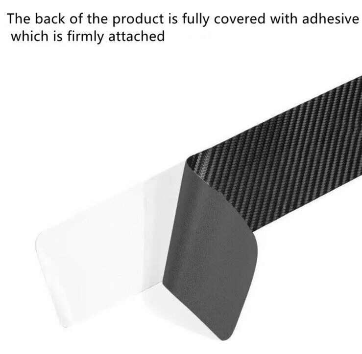 VXR Carbon Fibre Effect Adhesive Door Sill Strips For Vauxhall Vehicles 4pcs