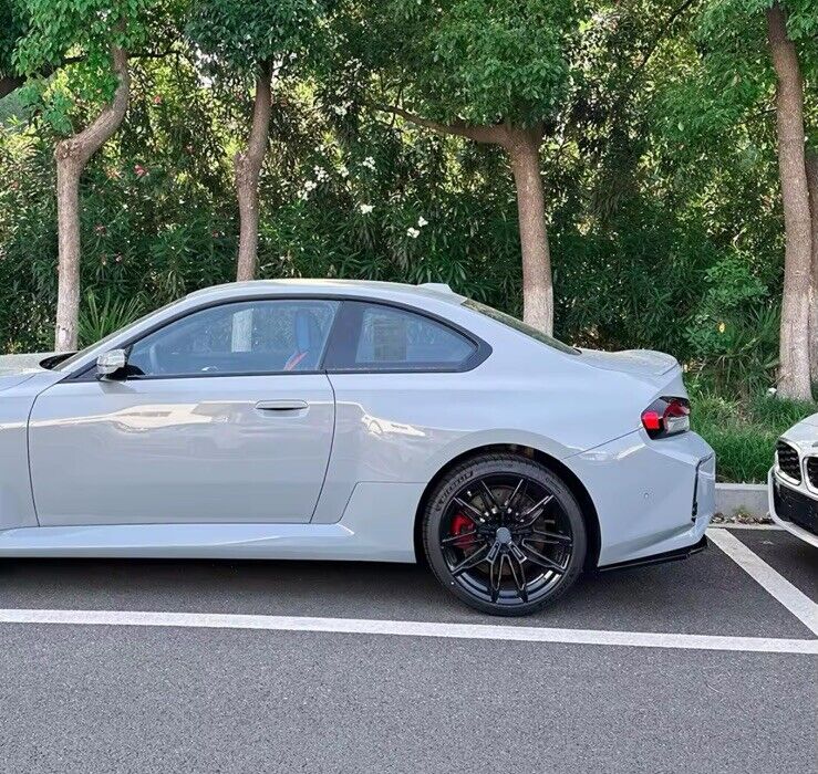 BMW M2 G87 M Performance Gloss Black Rear Spats Rear Bumper Side Splitters
