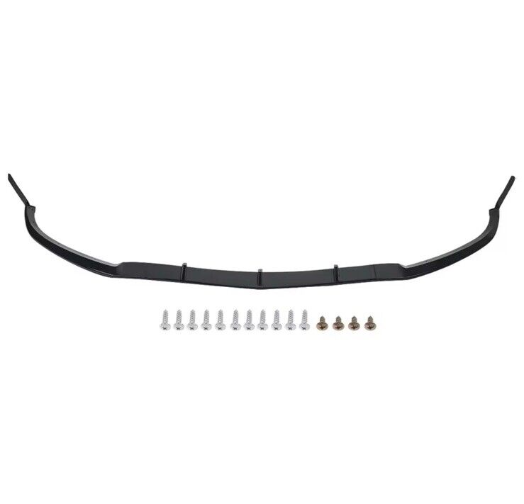 Mercedes C Class W205 C205 AMG Line Sport Gloss Black Front Splitter Kit Lip