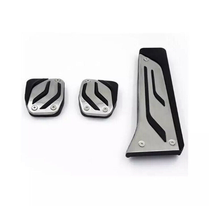Metal Sport Pedal Covers For BMW 1 2 3 4 Series Manual RHD Gas Brake Clutch