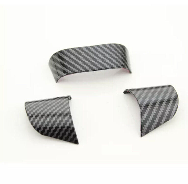 Ford Focus MK2 2005-2011 Carbon Fibre Effect Steering Wheel Trim Covers