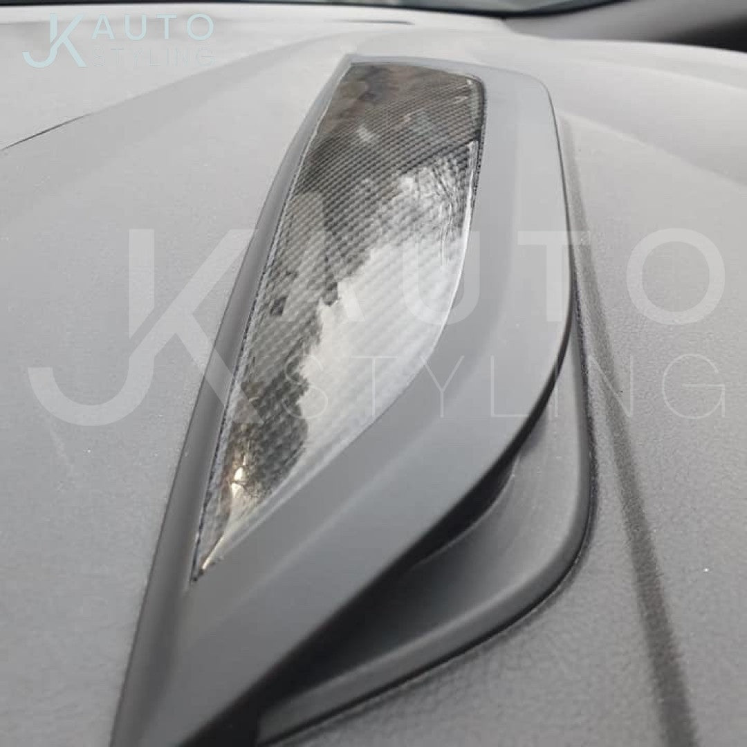 Ford Focus MK3 MK3.5 ST RS 2012-2018 Carbon Fibre Gel Gauge Panel Overlay Trim