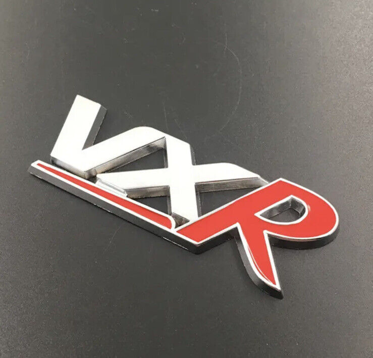 Metal Vauxhall VXR Badge For Vauxhall Corsa Astra Chrome & Red Boot Badge
