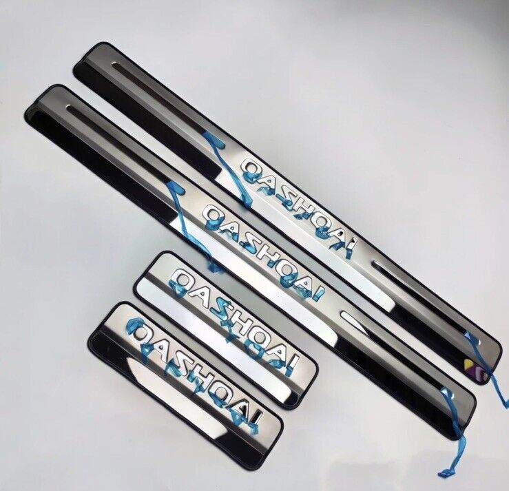Nissan Qashqai J11 2016-2020 Stainless Steel Door Sill Protector Scuff Plates