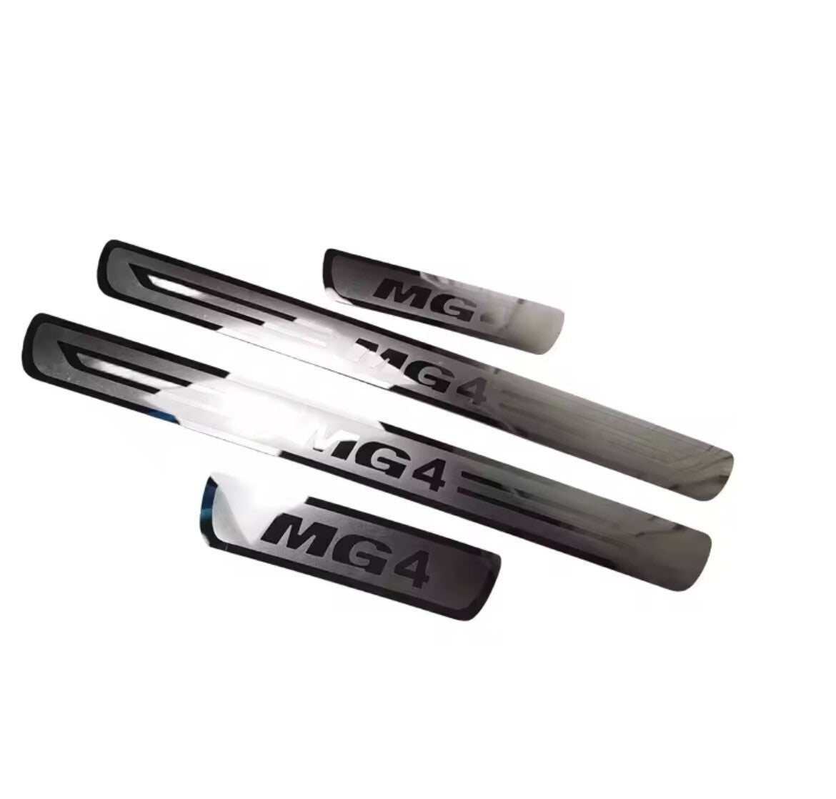 MG4 2016-2024 Stainless Steel Door Sill Protector Strips Scuff Plates 4pcs