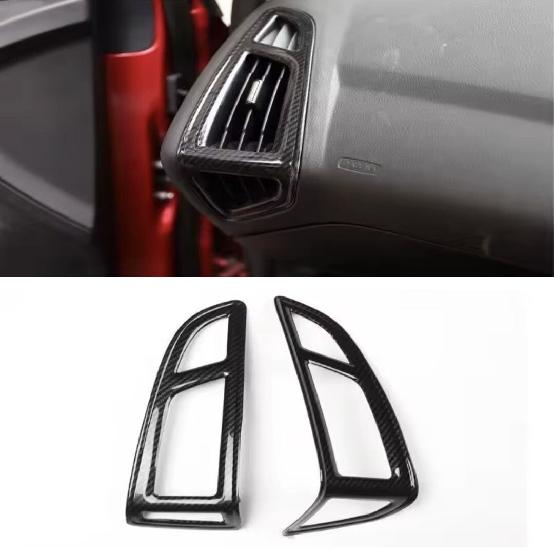 Ford Focus MK3 2011-2014 Carbon Fibre Side Dash Air Vent Trim Covers RHD