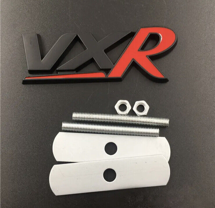 Metal Vauxhall VXR Grille Badge For Vauxhall Corsa Astra Black & Red