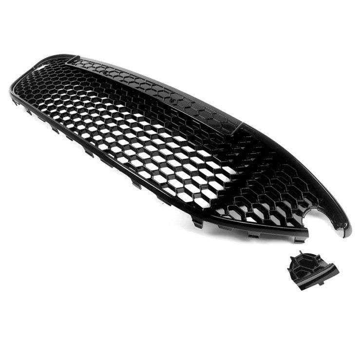 Gloss Black Honeycomb Front Grille For Ford Focus ST MK3.5 2015-2018