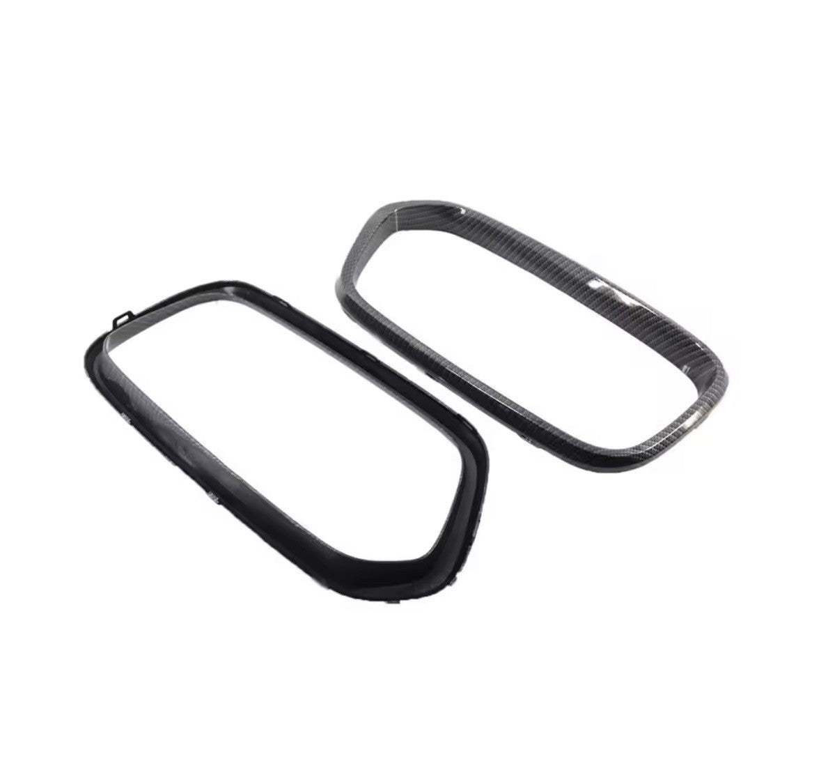 Carbon Fibre Effect Kidney Grille Surround Frame Trim For BMW X2 F39 2018-2021